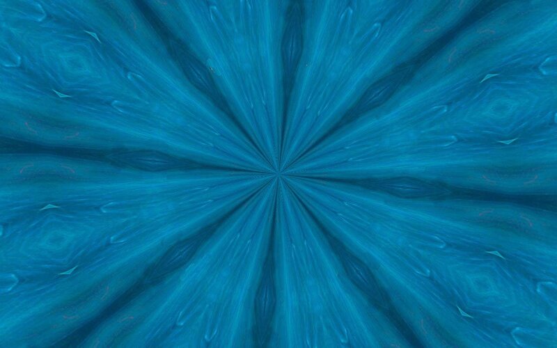 blue radial abstract pattern