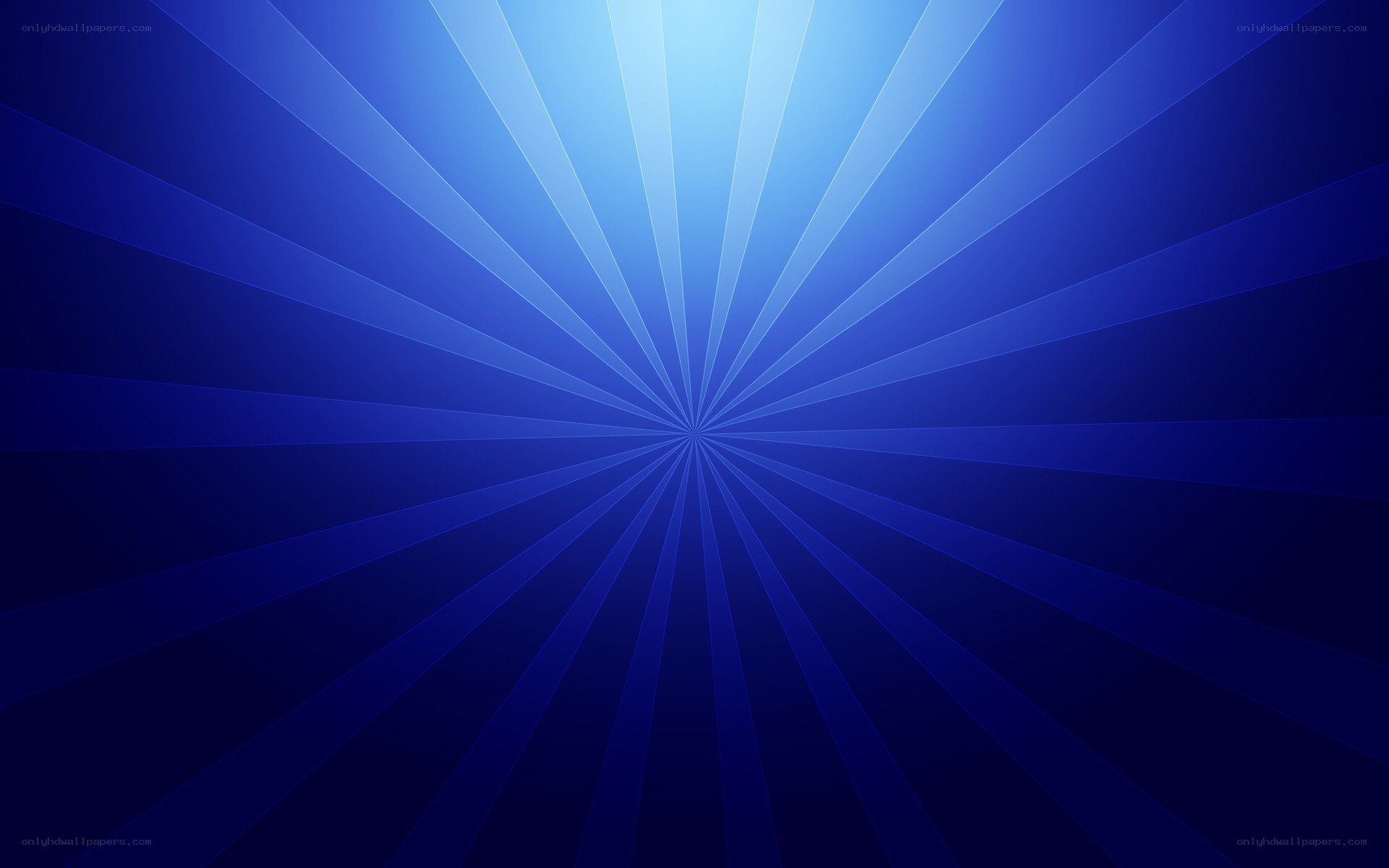 blue radial light burst