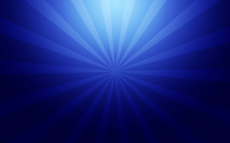 Blue Radial Light Burst — Calm
