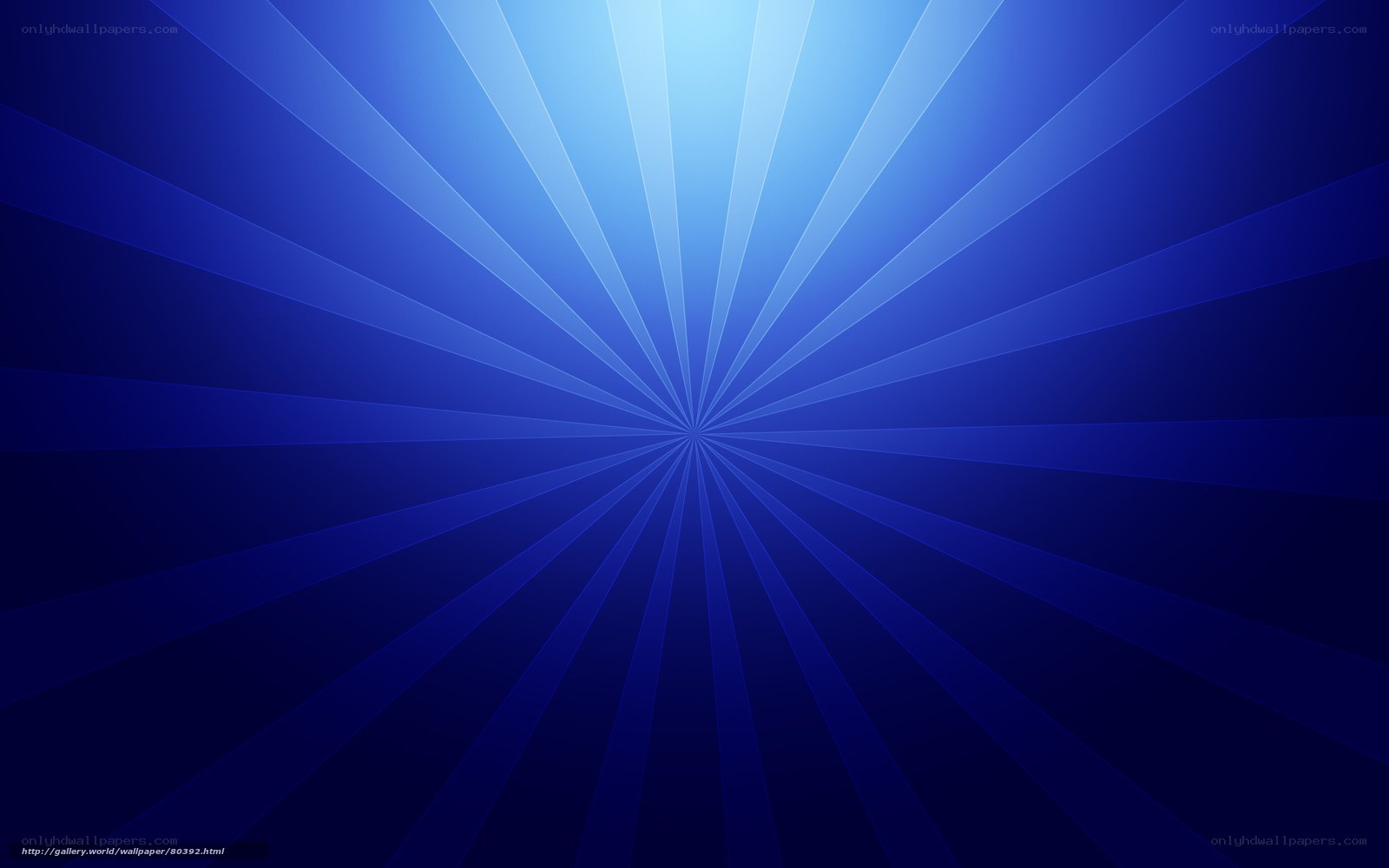blue radial light burst