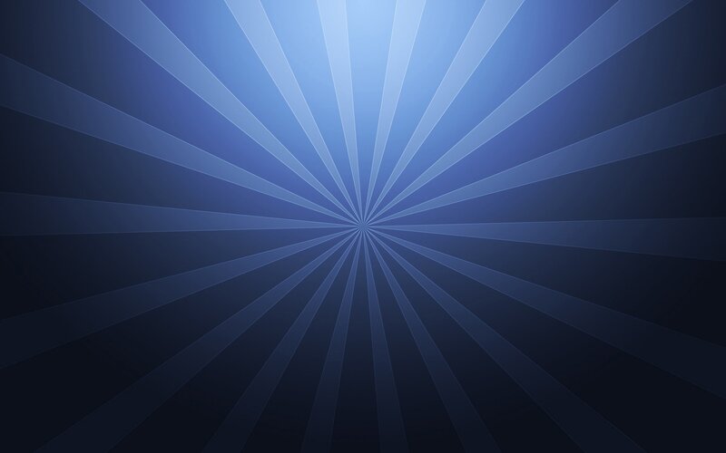 Blue Radial Light Pattern — Calm, Abstract