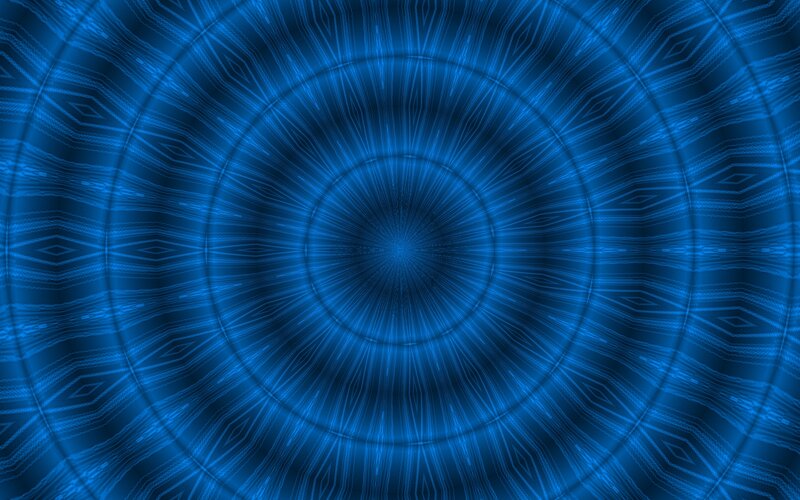 blue radial pattern
