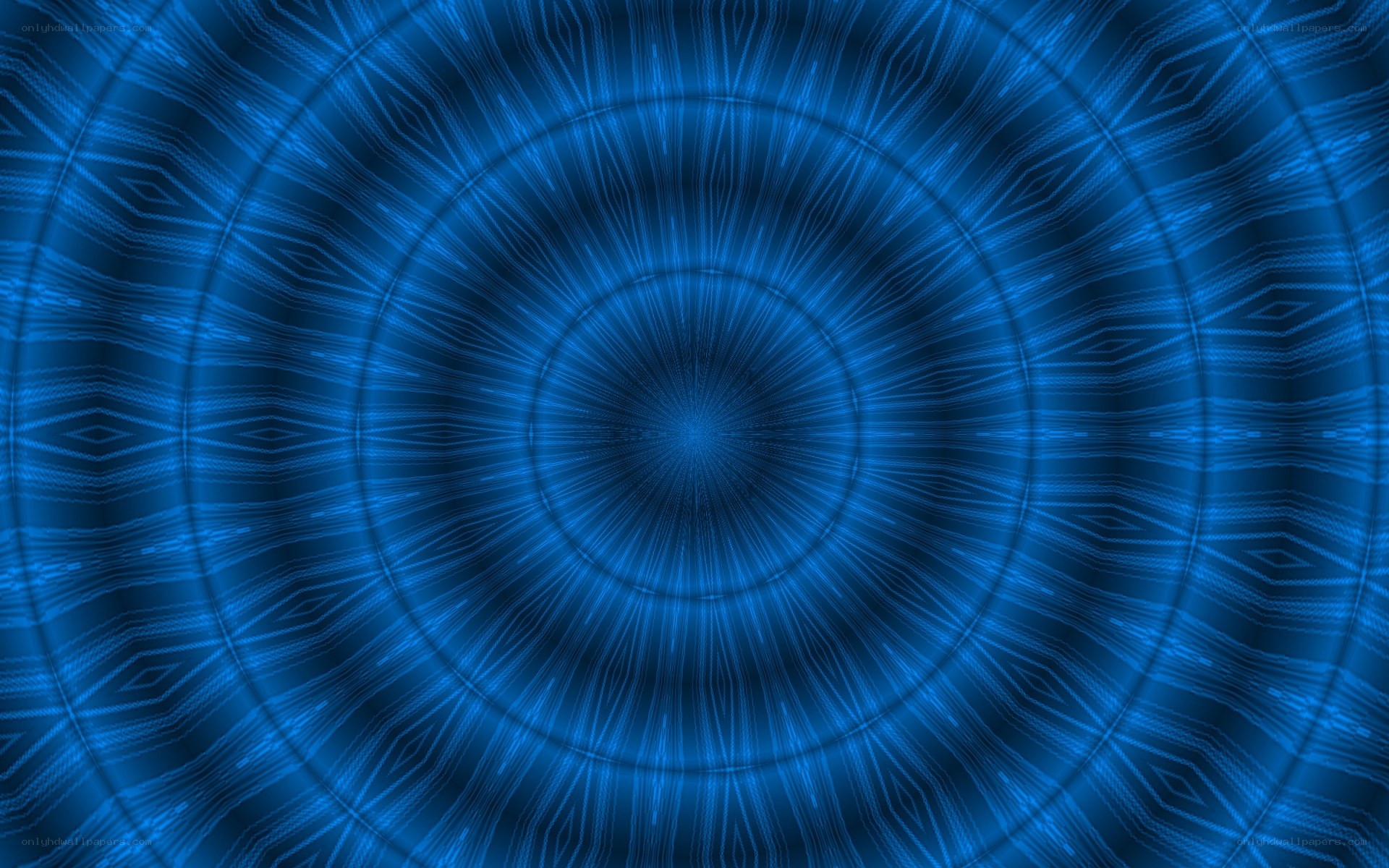 blue radial pattern
