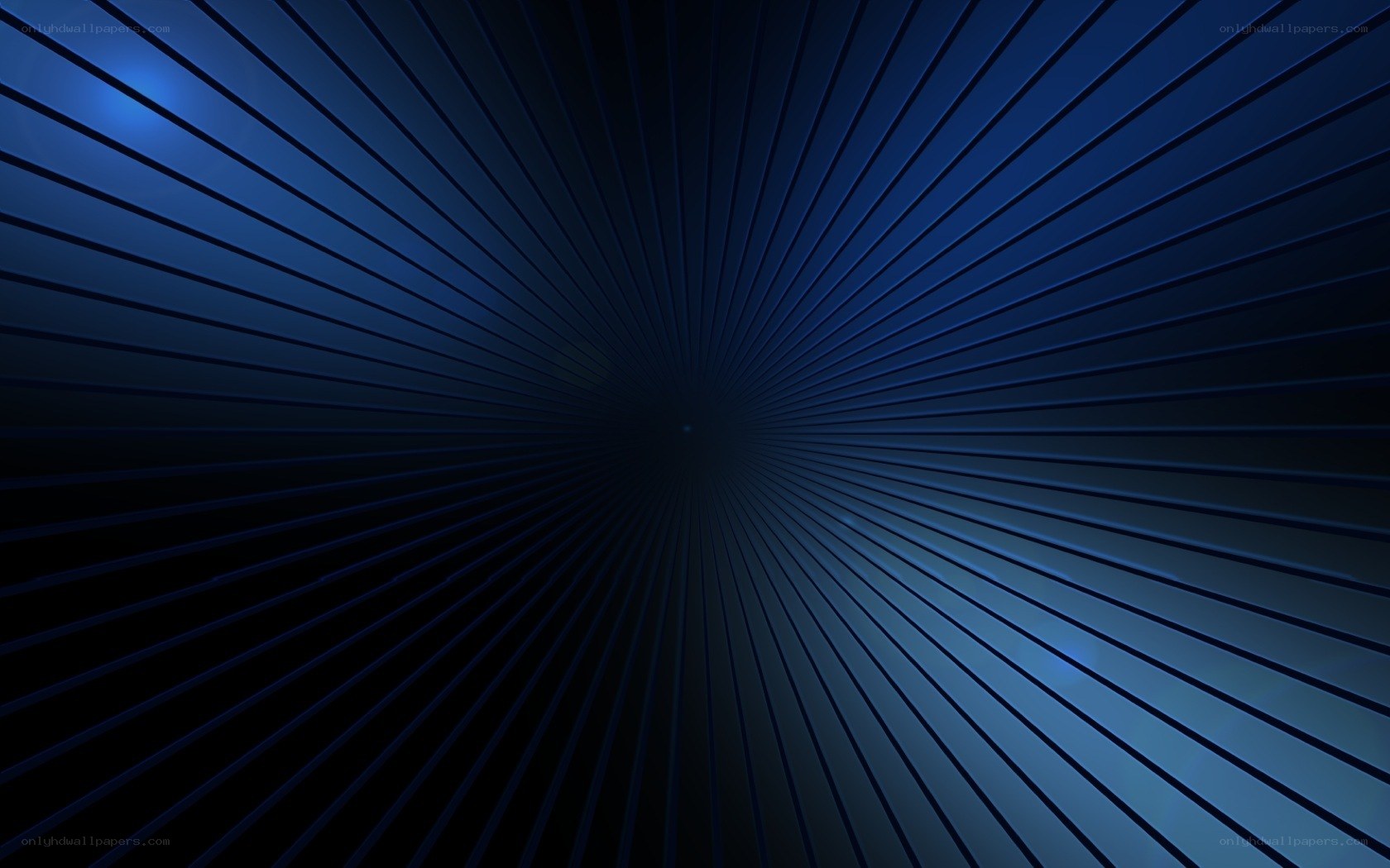 blue radial tunnel effect