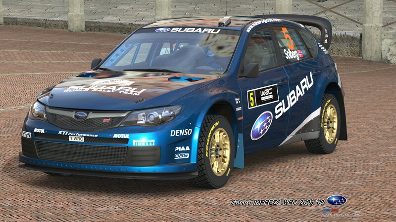 Blue Rally Car — Competitive