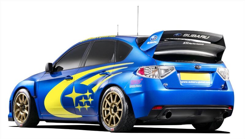 Blue Rally Car — Dynamic, Photograph, Racing Decals