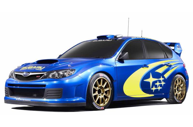 Blue Rally Car — Dynamic, Photograph, Rally Car