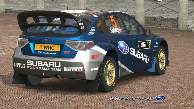 Blue Rally Car — Static, 3d Render