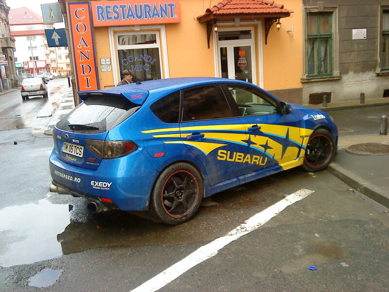 Blue Rally Car — Urban
