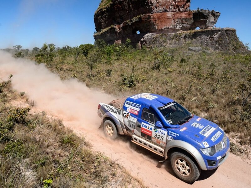 Blue Rally Truck