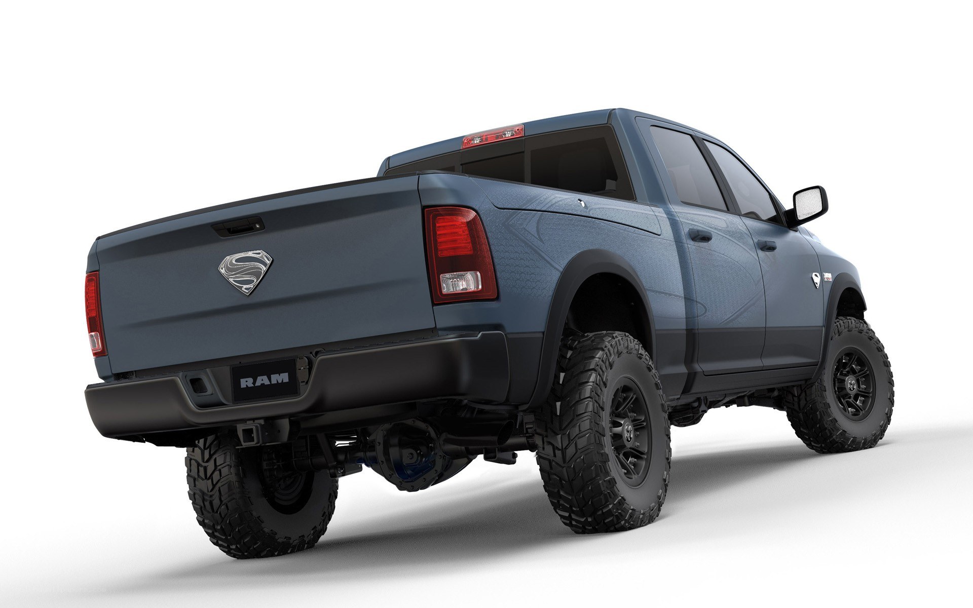 blue ram pickup truck