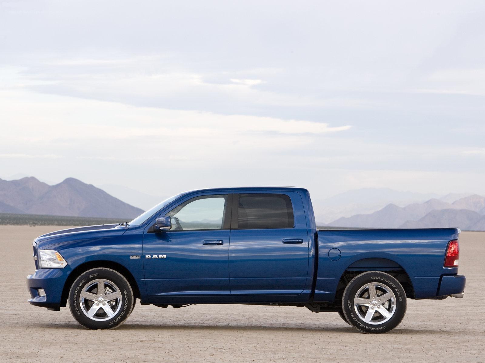 blue ram pickup truck