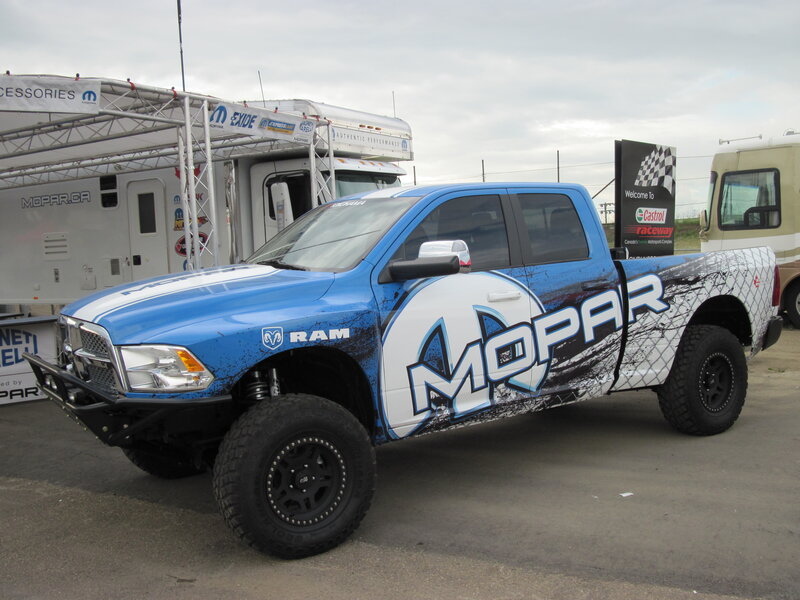 Blue Ram Pickup Truck — Neutral