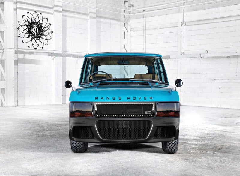 Blue Range Rover concept