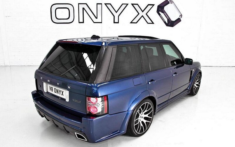 Blue Range Rover Suv — Neutral