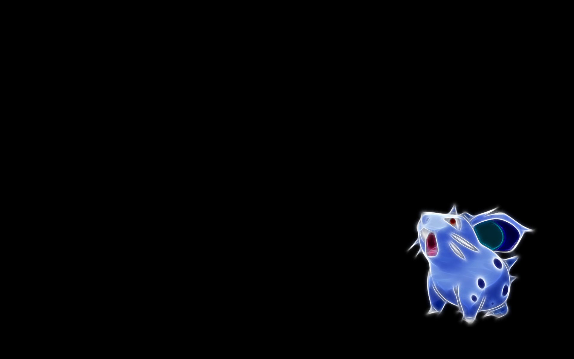 Blue Rattata glowing effect
