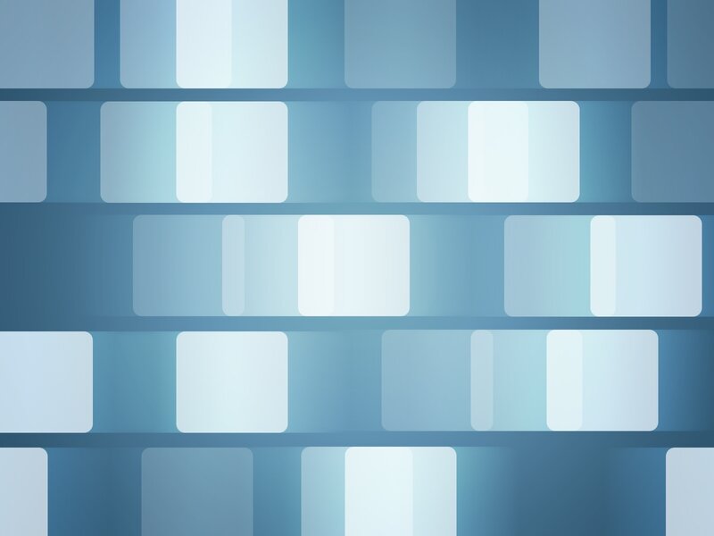 Blue Rectangular Tiles