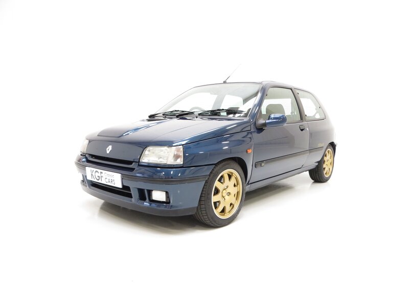 Blue Renault Clio Car — Neutral