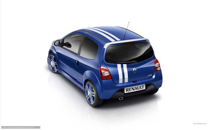 Blue Renault Clio car