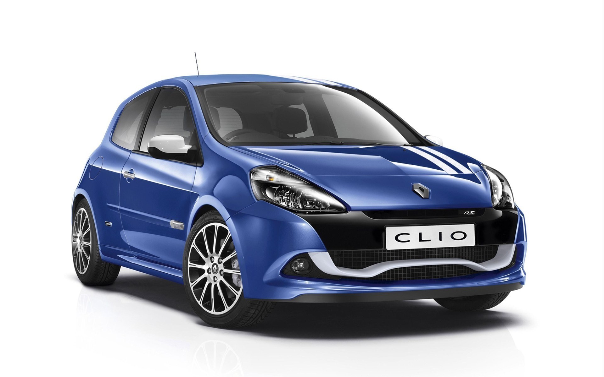 Blue Renault Clio RS