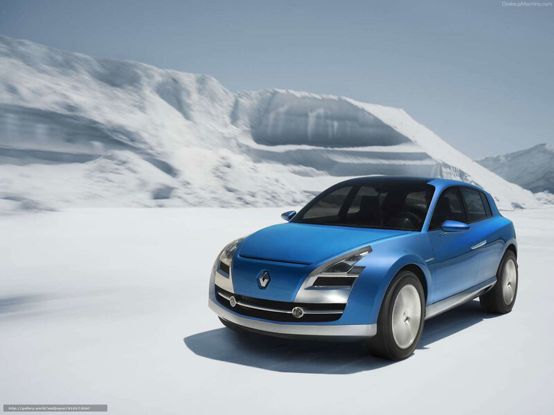 Blue Renault Concept Car
