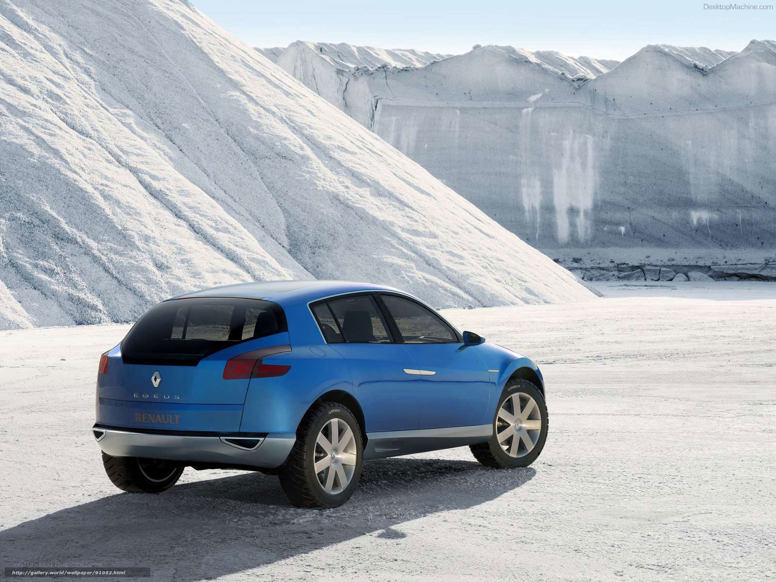 Blue Renault Egeus concept car