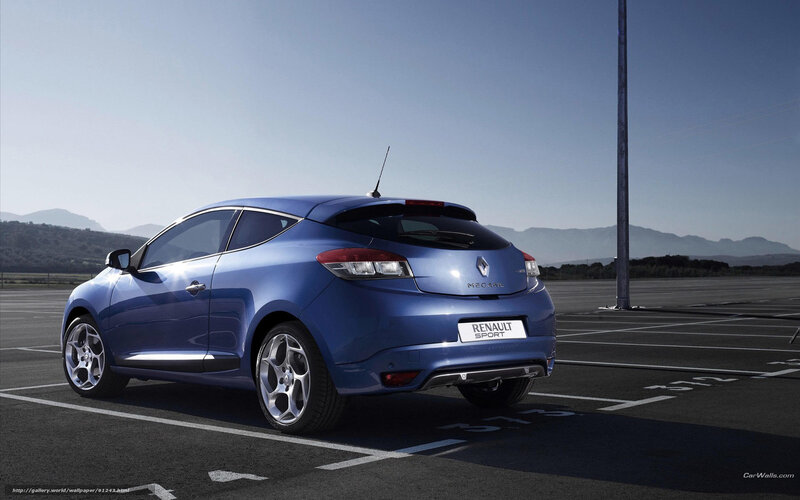 Blue Renault Mégane Sport