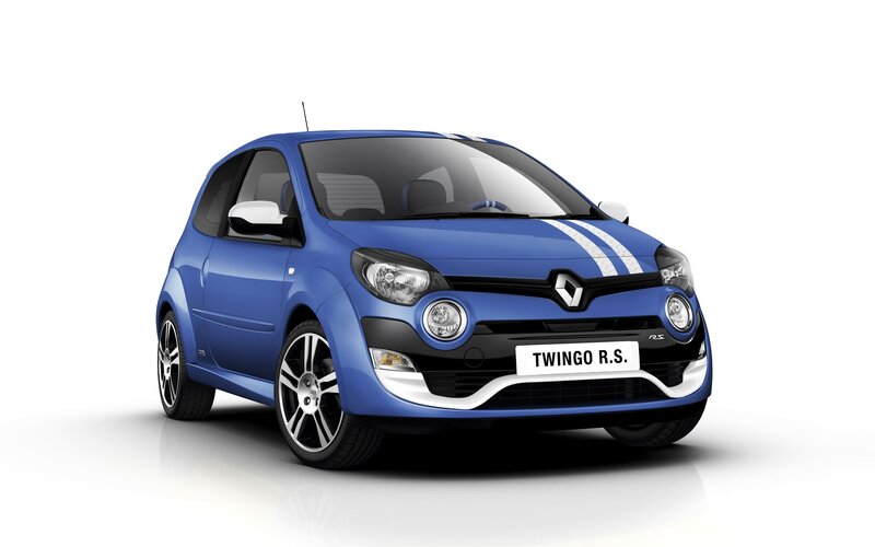 Blue Renault Twingo R.S.