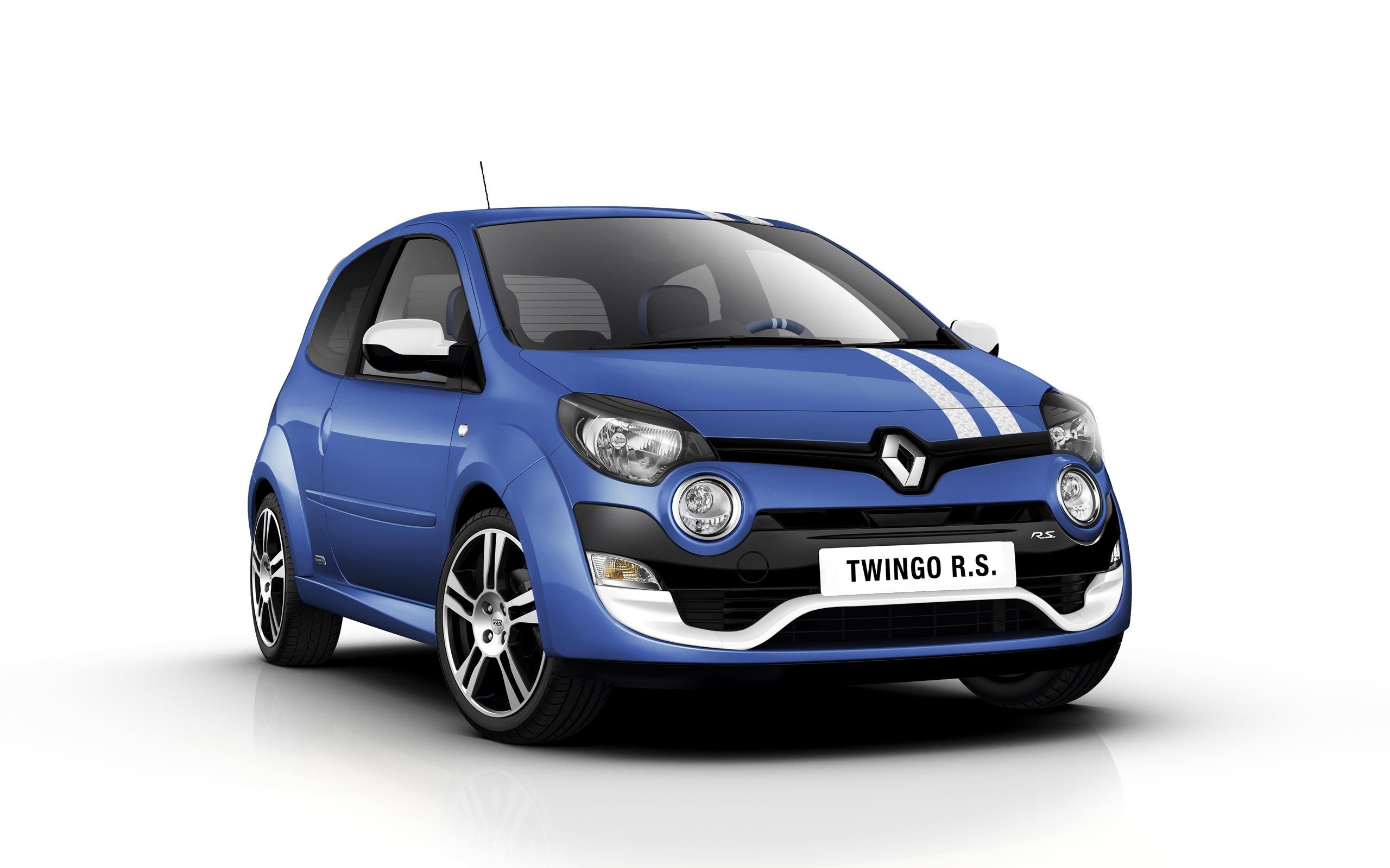 Blue Renault Twingo R.S.