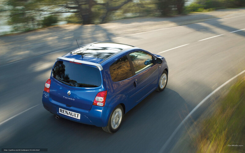Blue Renault Twingo