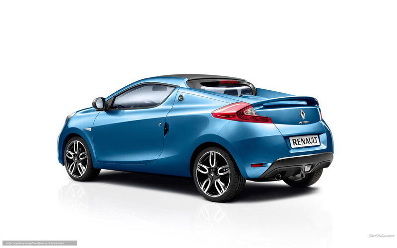 Blue Renault Wind Car