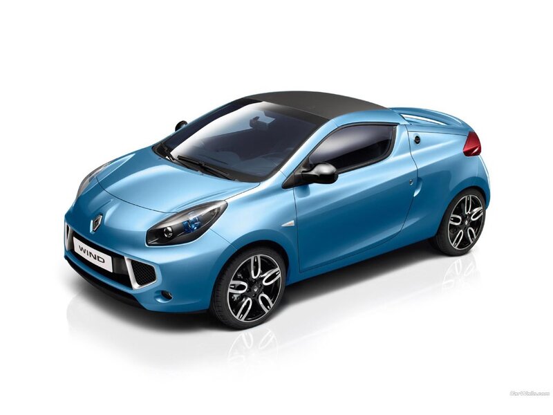 Blue Renault Wind concept car
