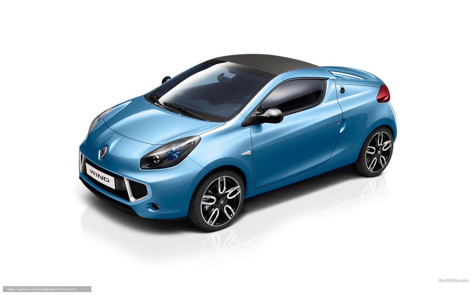 Blue Renault Wind concept car