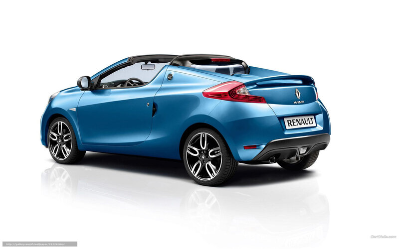 Blue Renault Wind Convertible — Clean, Modern