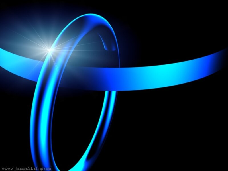 blue ribbon abstract background