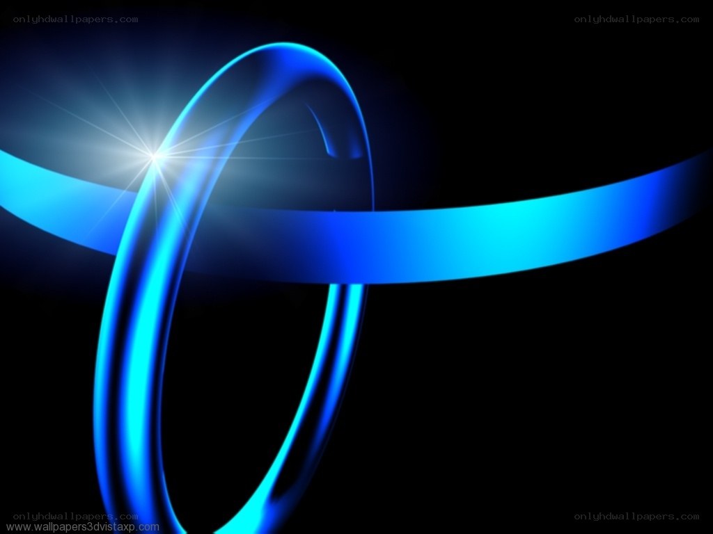 blue ribbon abstract background