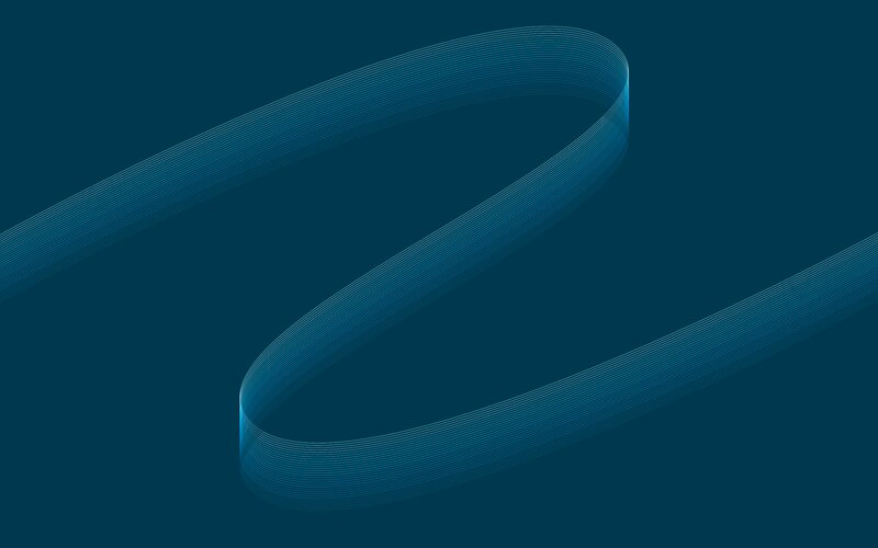 Blue Ribbon Shape