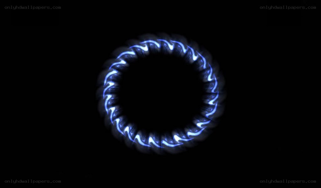 blue ring of light