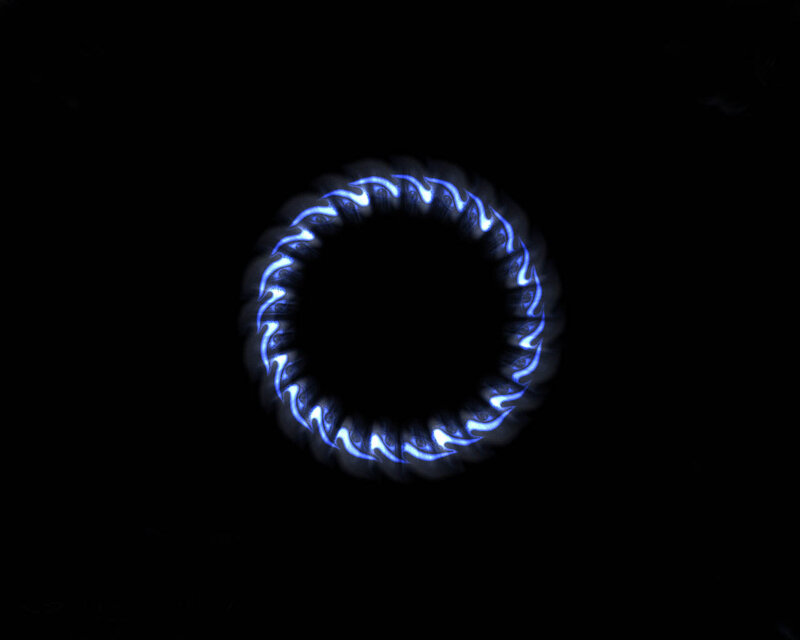 blue ring of light