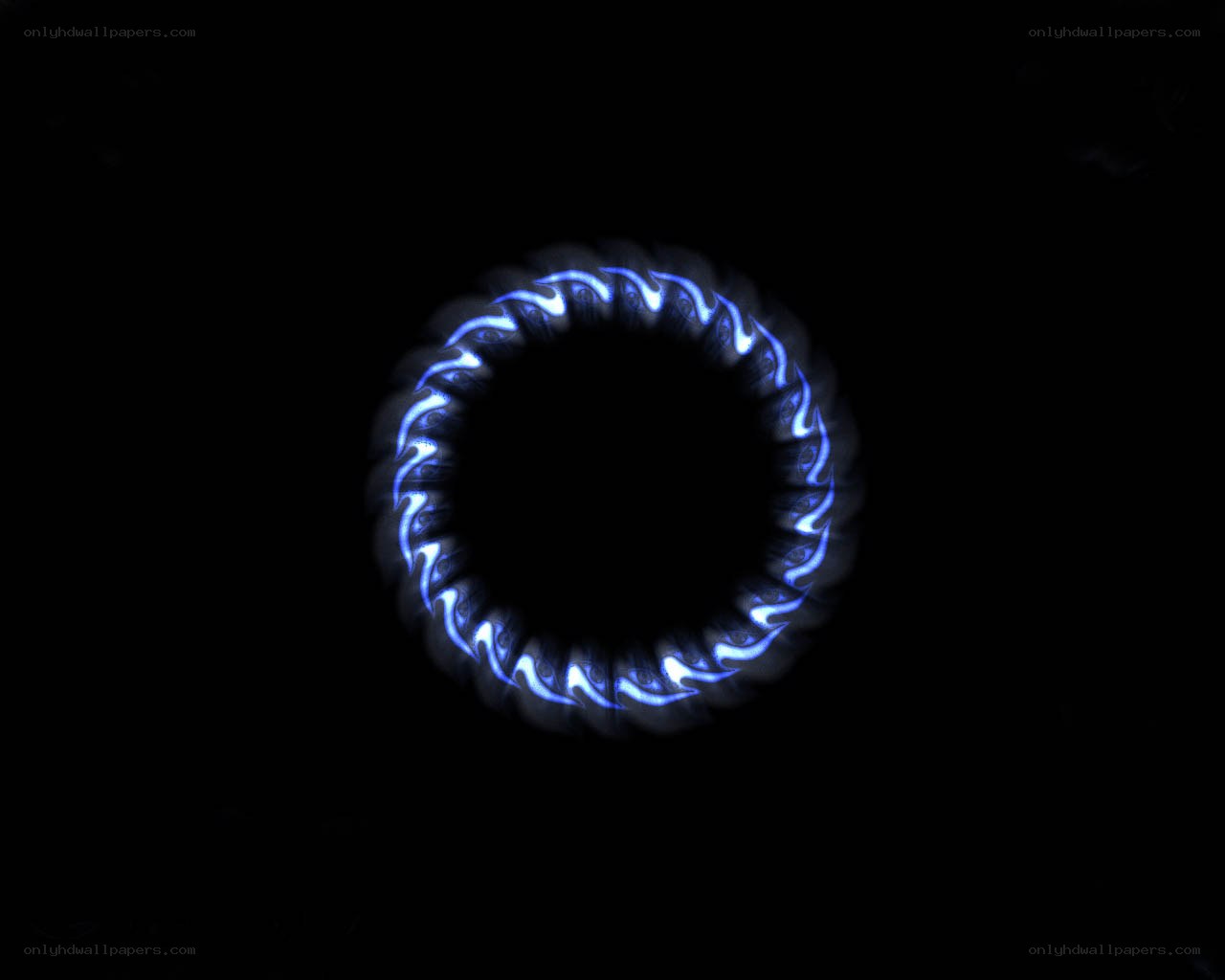 blue ring of light