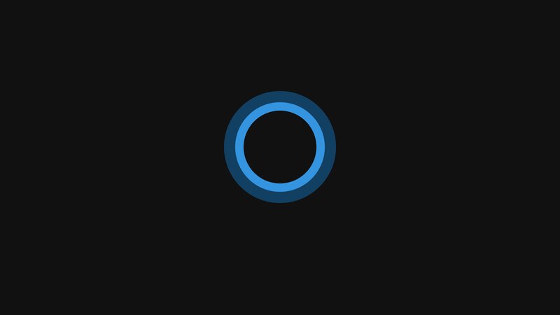 Blue Ring on Black