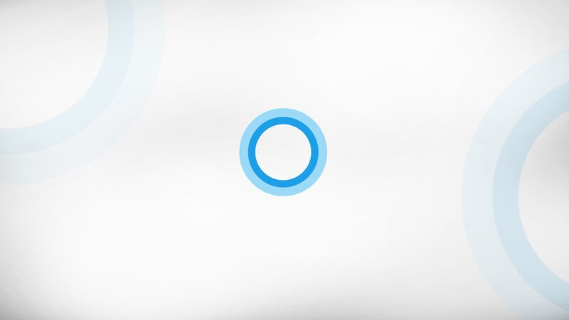 Blue Ring on White