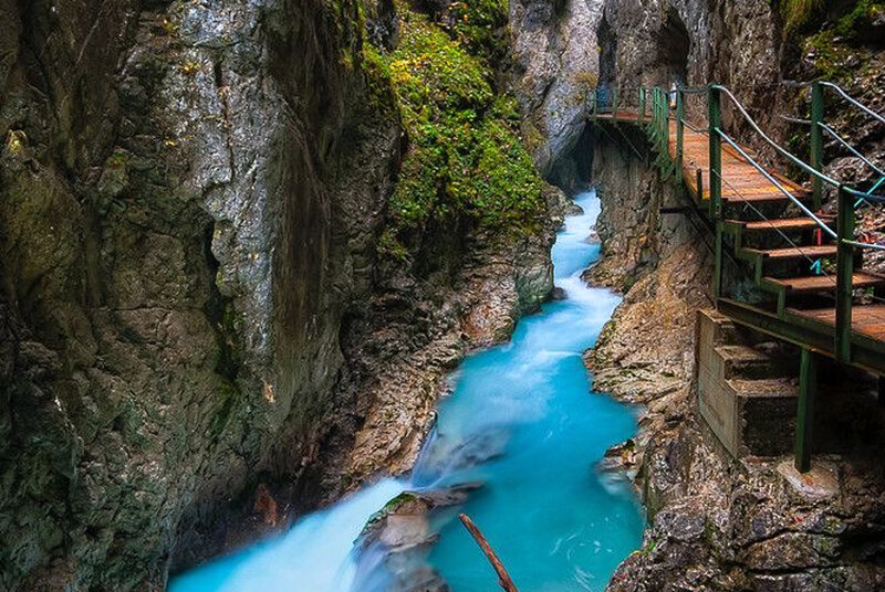 Blue River in Canyon