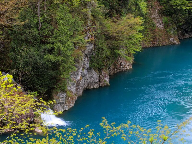 Blue River Waterfall