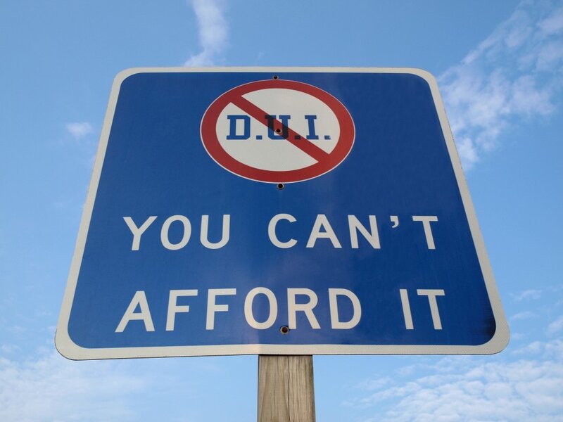 Blue Road Sign