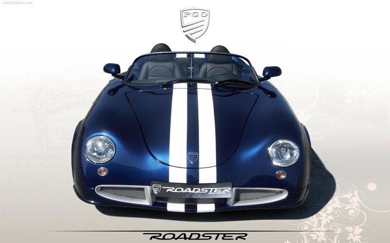 Blue Roadster Car — Clean, Modern