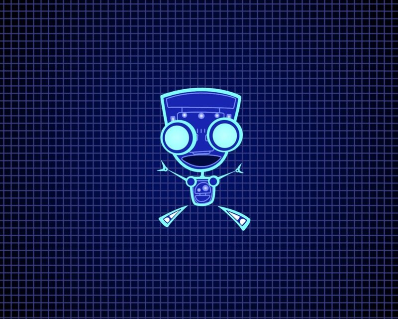 blue robot character