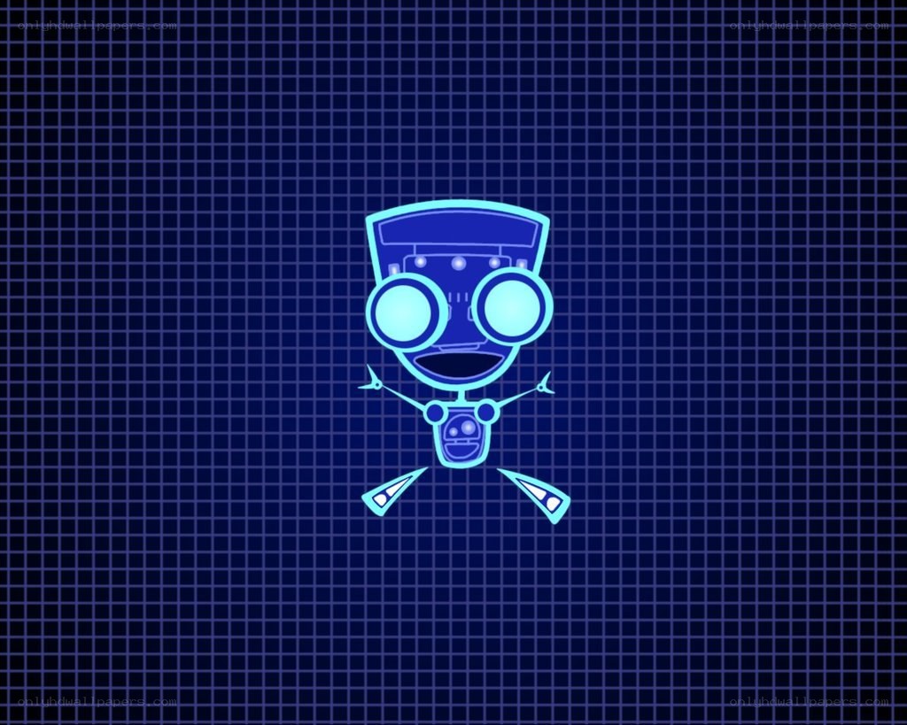 blue robot character
