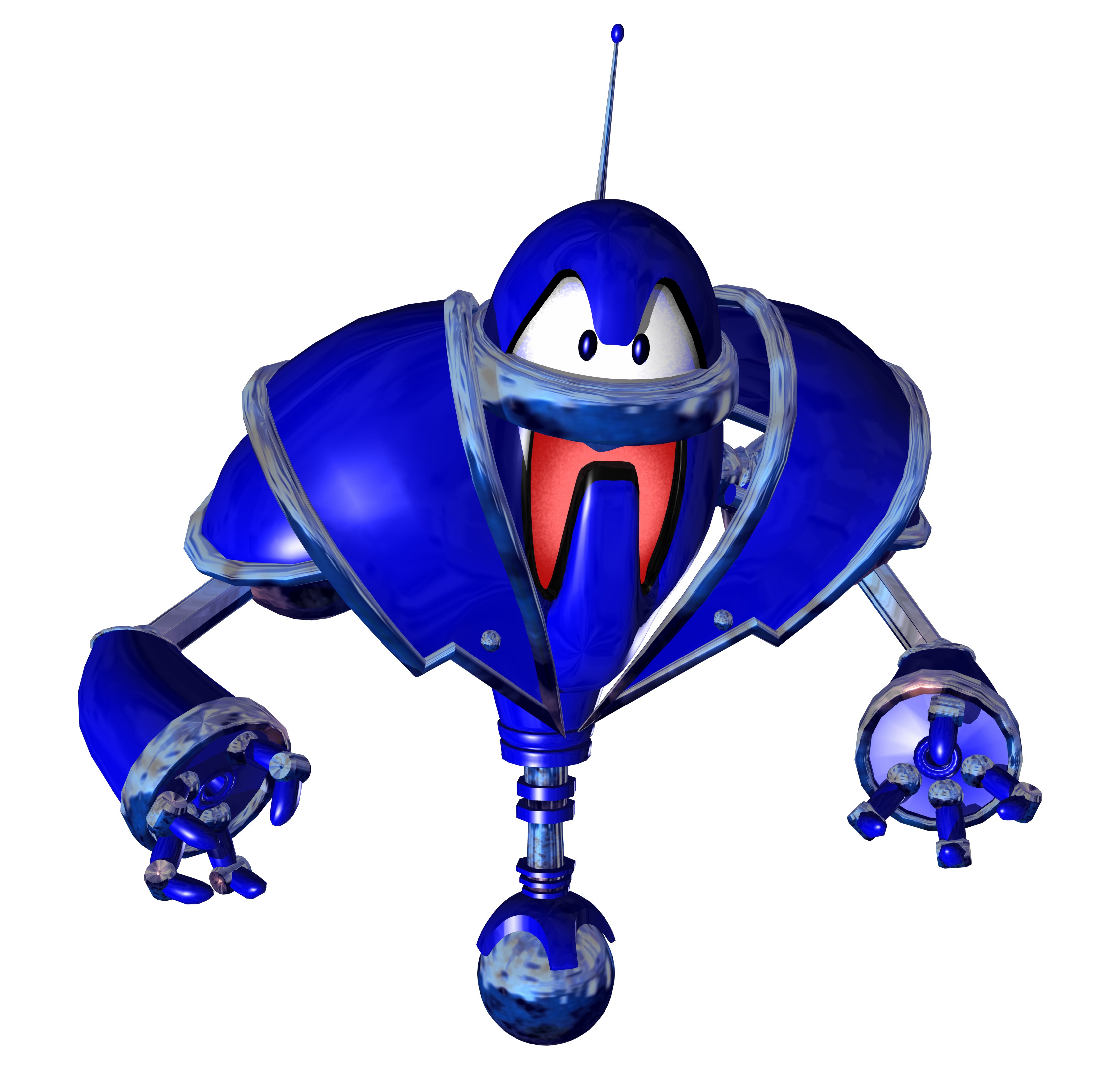blue robot character