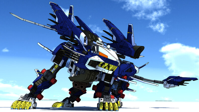 Blue Robot Dinosaur